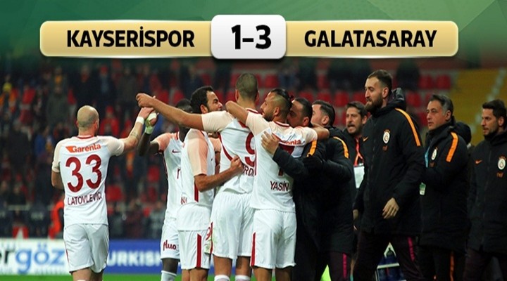 Galatasaray 3 - 1 Kayserispor