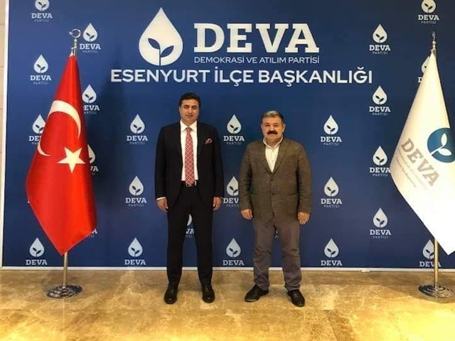 Esenyurt DEVA Partisi'nin yeni ilçe başkanı: Mehmet İnan oldu