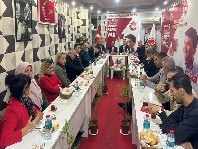 Demokrat Parti İstanbul heyetinden Esenyurt ilçe Başkanlığına ziyaret