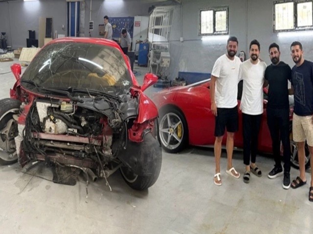 Kazada pert olan Ferrari'yi futbolcu satın aldı
