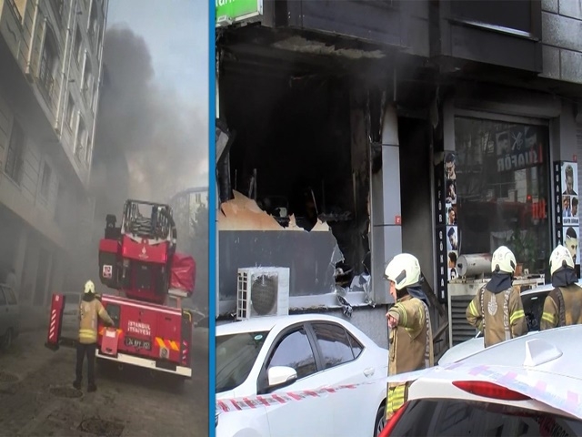 Fırında Çıkan yangını Belediyenin su tankeri söndürdü