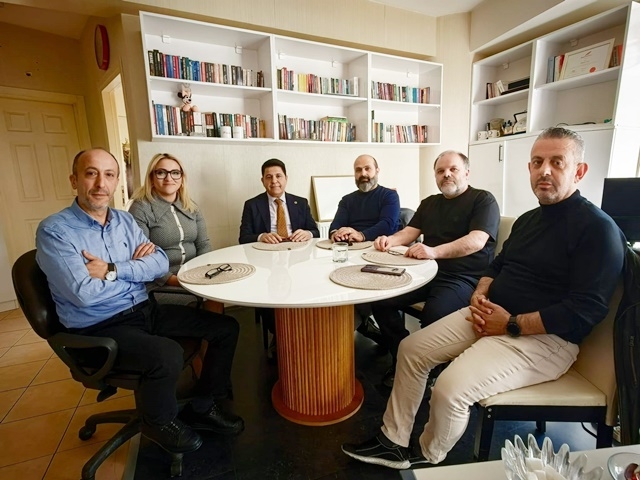 Saadet Partisi'nden gazete merkezimize ziyaret