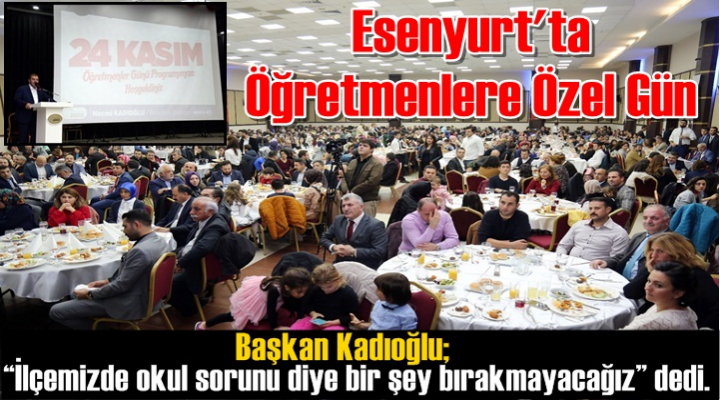 Esenyurt'ta Öğretmenlere Özel Gün