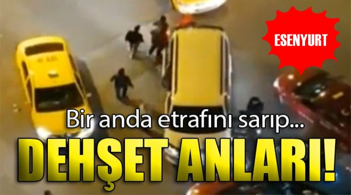 Taksiciler Uber aracına saldırdı
