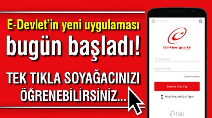 E-Devlet'in yeni uygulaması bugün başladı, sistem kilitlendi