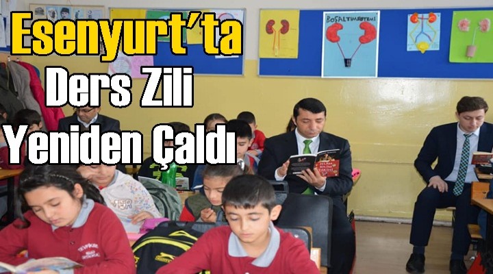 Esenyurt'ta Ders zili yeniden çaldı