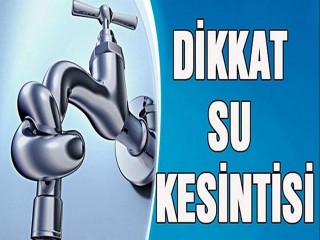 20 saatlik su kesintisi! İSKİ duyurdu