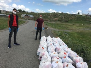 Göle Dernekler Federasyonu'ndan Göle'ye Gıda Yardımı