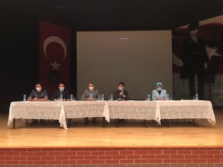 Esenyurt Kaymakamı Vural Karagül'ün Başkanlığında Kovid-19 toplantısı yapıldı