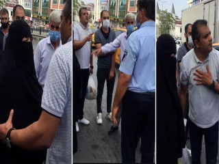 Esenyurt'ta eski eşini zorla taksiye bindirmeye çalışınca..