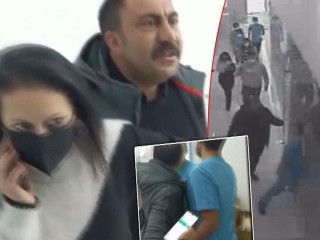 Diş kliniğini basan karı koca terör estirdi