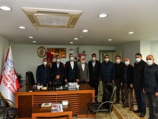 Başkan Bozkurt, minibüsçüler kooperatifleriyle bir araya geldi