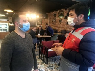 Esenyurt'ta kafe, lokantalara polis denetimi