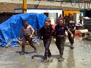 Avcılar’da İSKİ şantiyesini su bastı: 1 işçi son anda kurtarıldı
