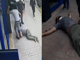 Esenyurt'ta bir kişi çocuklardan para istedi, feci şekilde dayak yedi