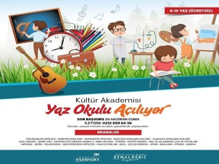 Esenyurt’ta Kültür Akademisi Yaz Okulu Açılıyor