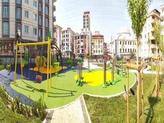 Akevler Mahallesi’ne yeni çocuk parkı kuruldu