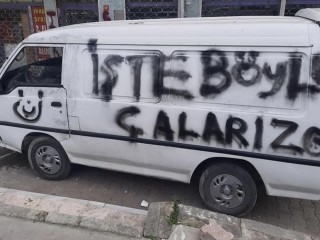 Esenyurt’ta hırsızlar, bıraktığı mesaj ile görenlere pes dedirtti
