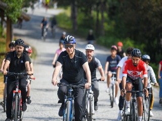 Esenyurtlu sporcular umuda pedal çevirdi