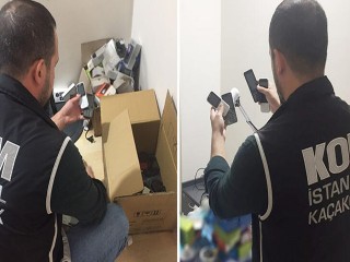 Büyükçekmece'de 345 kaçak Telefon ele geçirildi