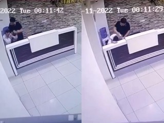 Esenyurt'ta eşini taciz eden güvenlik görevlisini evire çevire dövdü