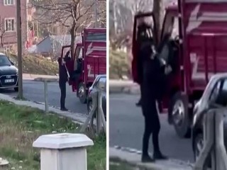 Beylikdüzü'nde bir kişi ateş açtığı pompalı tüfeği kafasına dayadı