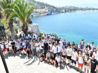 Başkan Bozkurt gençlerle kampta buluştu