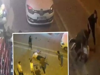 Esenyurt'ta Bir Kadını Rahatsız Eden Adam Sokak Ortasında Darp Edildi