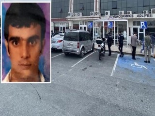 Büyükçekmece Adliyesi önünde damadını öldürdü