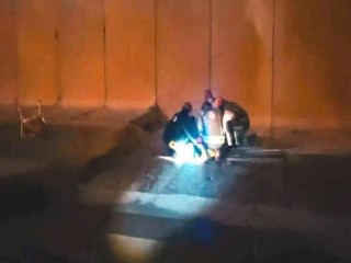 Esenyurt'ta bir kişi 9 metre yükseklikten su kanalına düştü