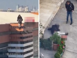 Esenyurt'ta bir kadın, pasajın çatısından atlayarak intihar etti
