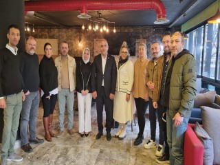 Okan Çiftçi, Gazetecilerle bir araya geldi