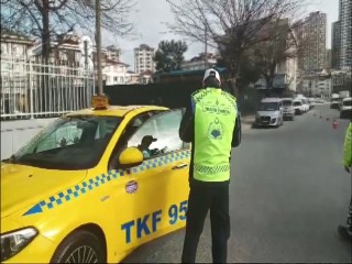 Esenyurt'ta taksi sürücülerine denetim