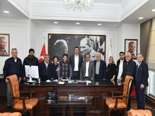 Türkiye Yerel Basın Birliği’nden Başkan Güzel’e ziyaret