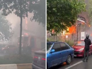 Esenyurt'ta restoranda çıkan yangın alev topuna döndü!