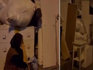 Esenyurt'ta Yaşlı Kadın Eşyaları ile Sokağa Atıldı!