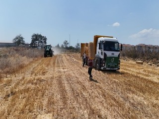 Silivri Belediyesi’nden tarlalarda yangın önlemi