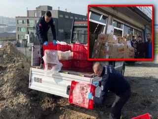 Esenyurt'ta Kaçak ve Sağlıksız 1 Ton Tavuk Eti İmha Edildi!