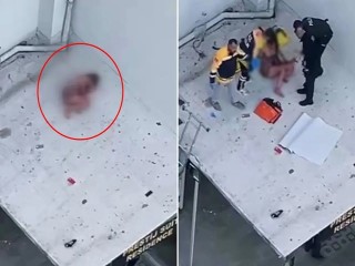 Esenyurt'ta bir kadın 6'ncı kattan aşağı atladı!