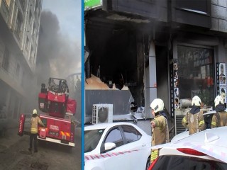 Fırında Çıkan yangını Belediyenin su tankeri söndürdü