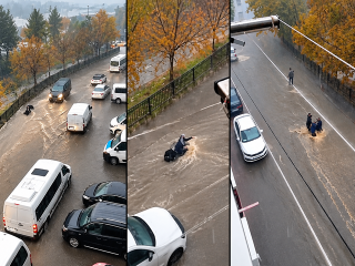 Esenyurt Sağanak Yağışa Teslim Oldu! Sokaklar Göle Döndü, Kadın Suya Kapıldı