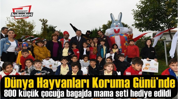 Başkan Alatepe Çocuklara 'bagajda mama setleri' hediye etti