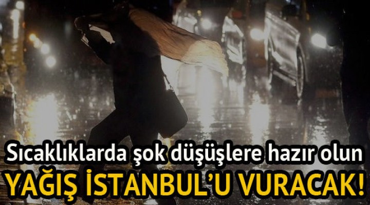 Yağış İstanbul'u Vuracak!