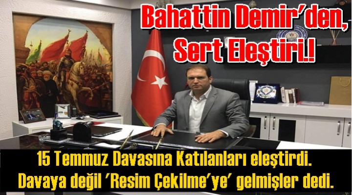 Demir: Davamıza Sahip Çıkamadık!