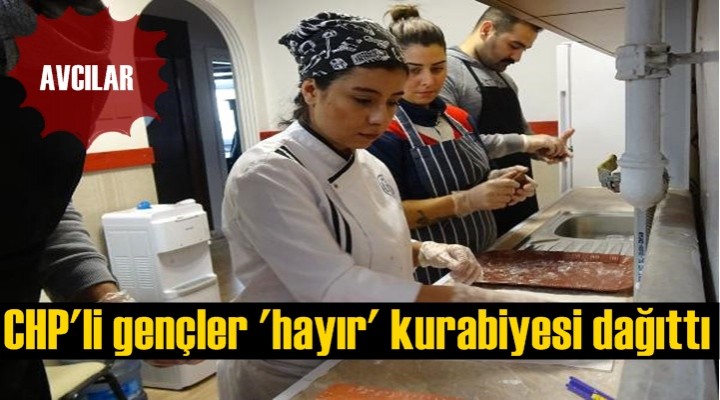 CHP'li Gençlerden İşe Gidenler İçin 'Hayırlı Kurabiye'