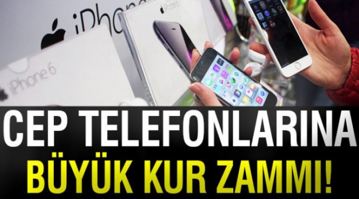 Cep telefonuna yüzde 20 zam