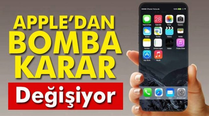 Apple’dan bomba karar
