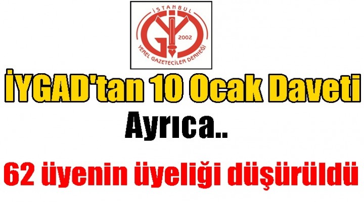 İYGAD’dan geleneksel 10 Ocak yemeği