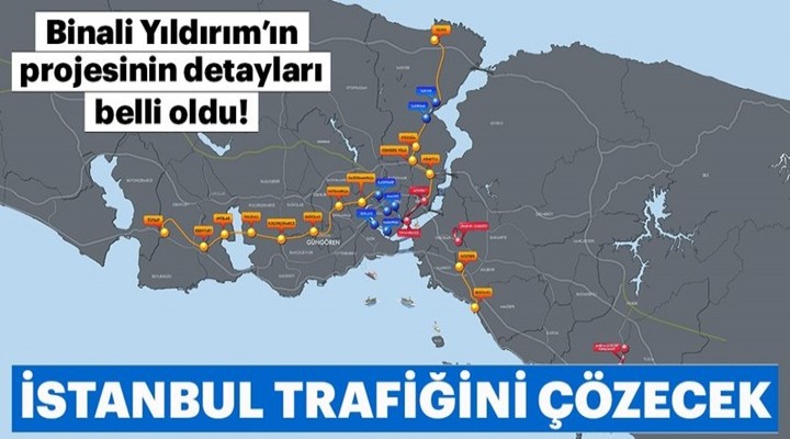 Binali Yıldırım'dan İstanbul trafiği için çok önemli proje!