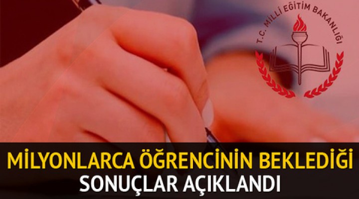 TEOG sonuçları yayımlandı!